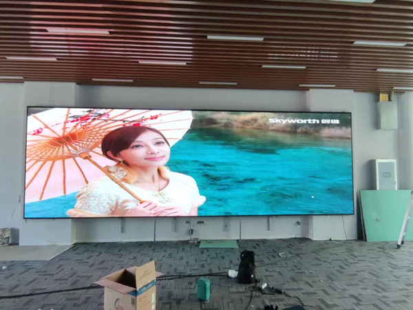 霍邱P1.53led小间距屏安装案例